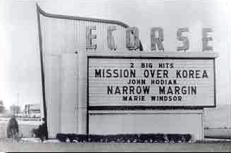Ecorse Drive-In Theatre - Marquee - Photo From Rg (newer photo)